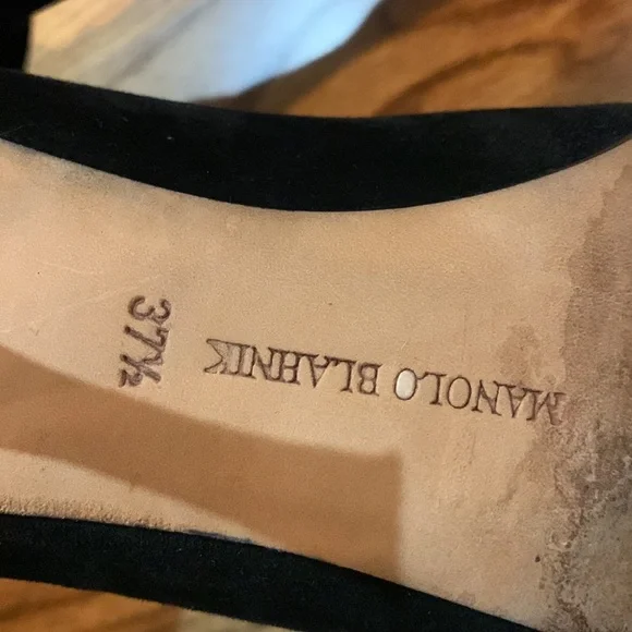 Manolo Blahnik Black Suede Sock Boots - Picture 12 of 16